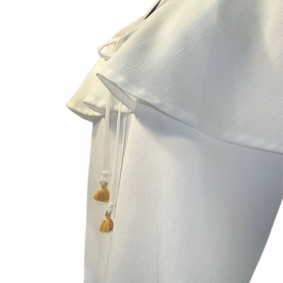 Chiffon  Tassel  Top NWOT - Picture 7 of 8